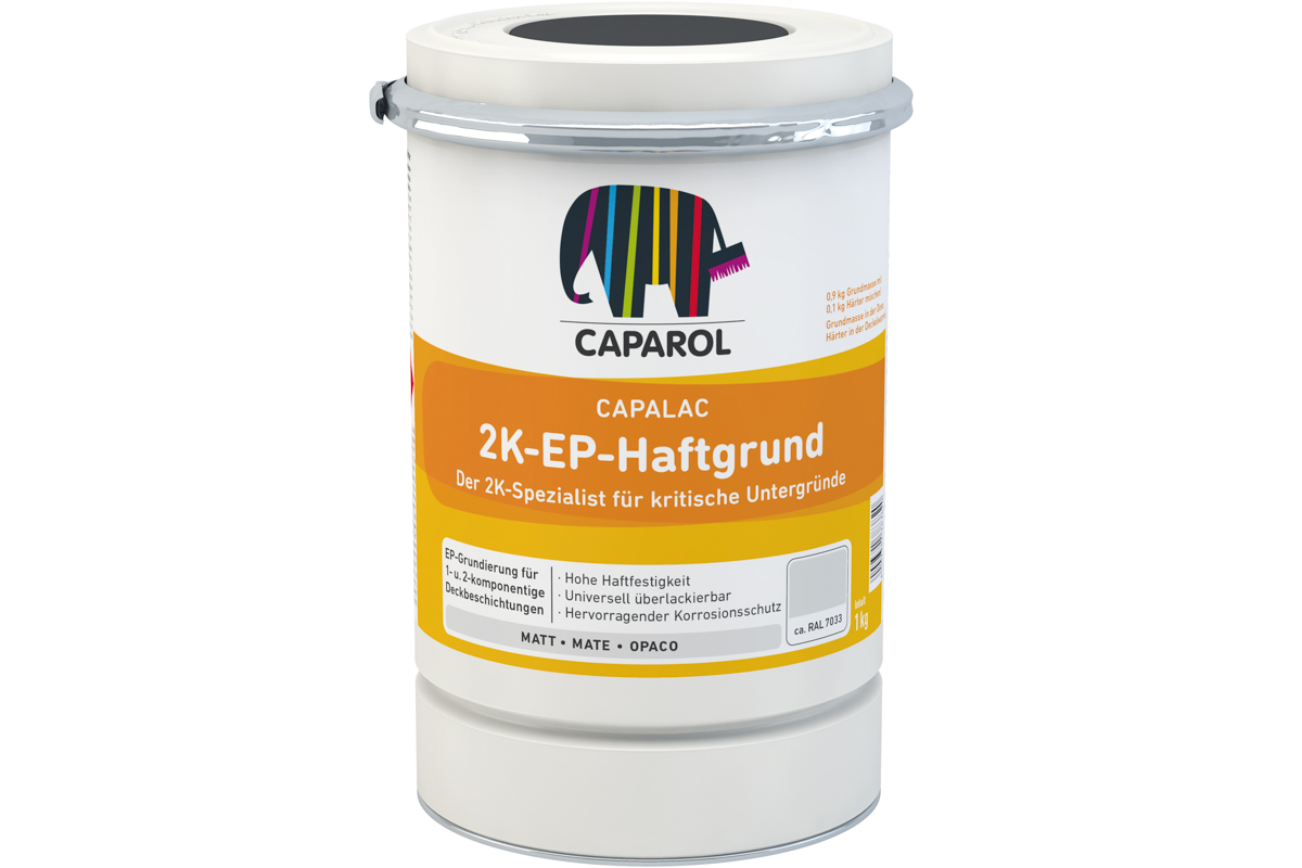 Capalac 2K-EP-Haftgrund 400 ml ca. RAL 7035 Lichtgrau